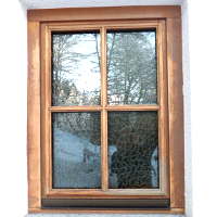 Holzfenster streichen